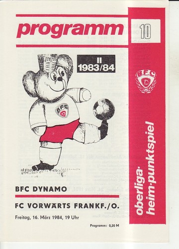 Bfc dinamo berlin - 83/84,